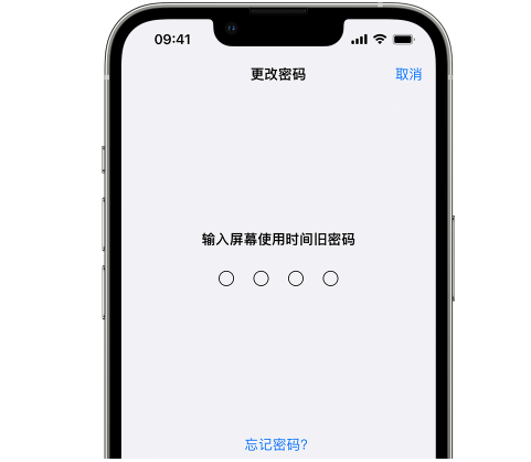 胡市镇iPhone屏幕维修分享iPhone屏幕使用时间密码忘记了怎么办 